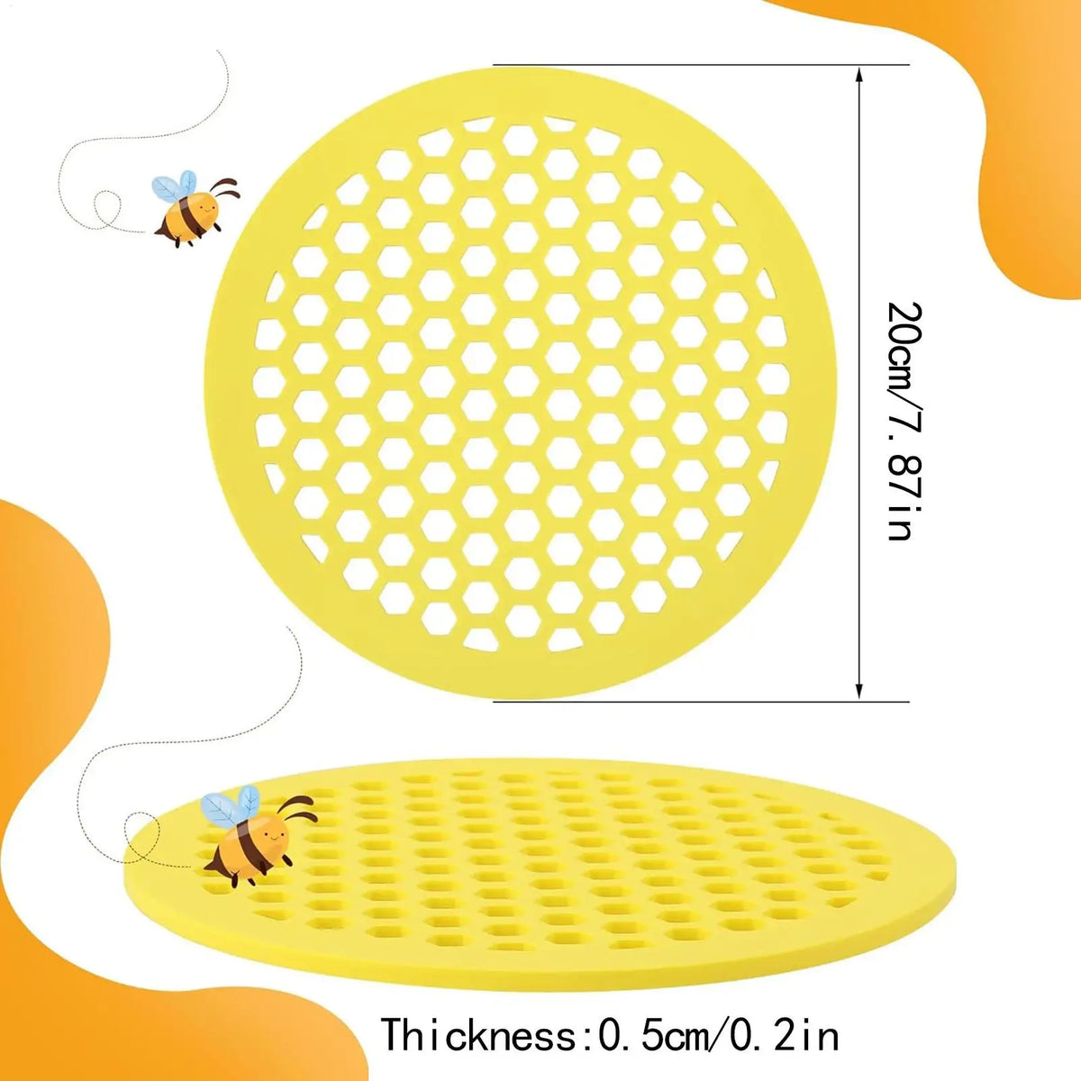 Floating Bee Watering Station | Honeycomb EVA Garden Feeder Bee Watering Station QXL