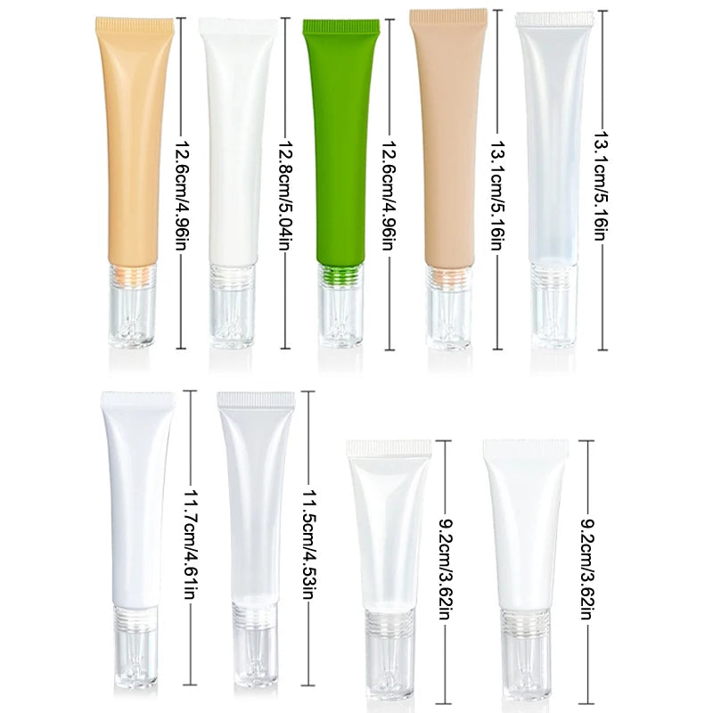Refillable Cosmetic Soft Tubes 10/15/20g | Cream & Lotion Refillable Cosmetic Tube QXL
