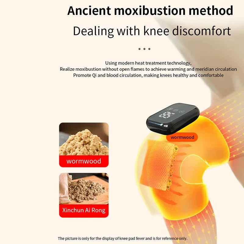 3-in-1 Electric Knee Massager | Infrared Heat & Vibration Electric Knee Massager QXL