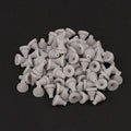 50-Pack Silicone Shower Head Nozzle Replacements | 4mm Fit Shower Nozzle Parts QXL Gray