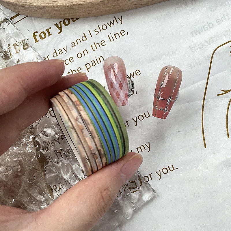 Nail Art Striping Tape Roll | DIY Manicure Line Guide Nail Art Tape QXL