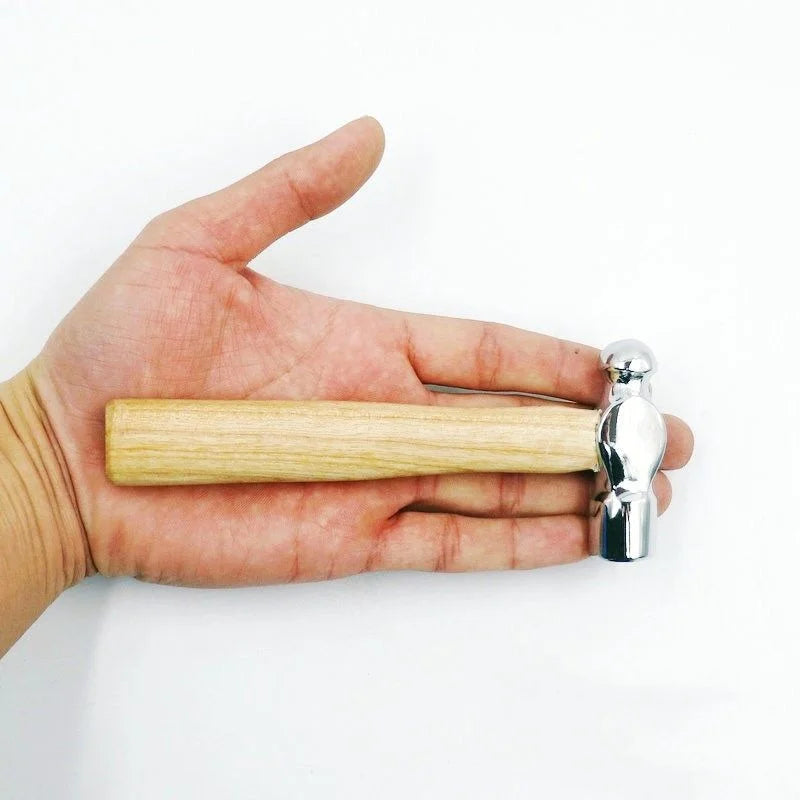 Mini Multifunctional Hammer | Wooden Handle Round Head Tool Mini Hand Hammer QXL