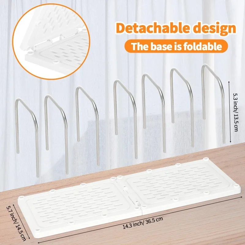 Adjustable Desktop Bookshelf Desk Organizer | Non-Slip Base Desktop Desk Organizer QXL