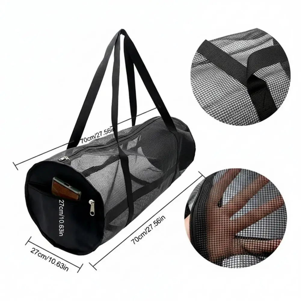 Mesh Sports Ball Bag – Basketball Football Volleyball Storage Sports Ball Bag QXL