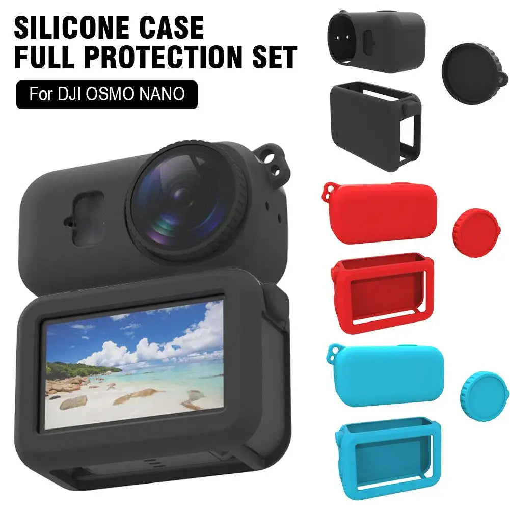 DJI OSMO Nano Silicone Case & Lens Cover | Full Protection Camera Protective Case QXL