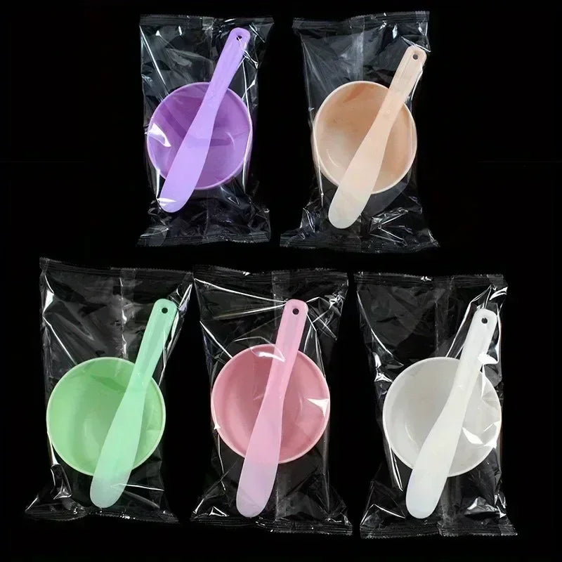 Silicone Facial Mask Mixing Bowl & Stick Set – Large Mask Mixing Bowl Set QXL