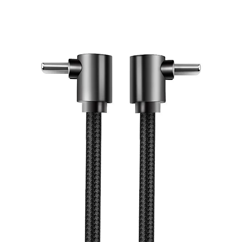 60W USB-C PD Fast Charging Cable 90° Angle | iPhone & MacBook USB-C Charging Cable QXL
