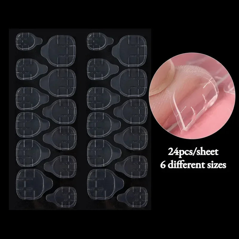 Double-Sided Nail Adhesive Tabs for Press-On False Nails Nail Adhesive Tabs QXL