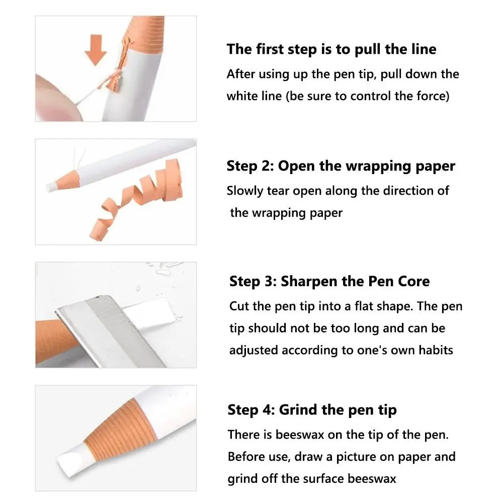 Waterproof White Eyebrow Pencil | Microblading Marker Pen Eyebrow Positioning Pen QXL