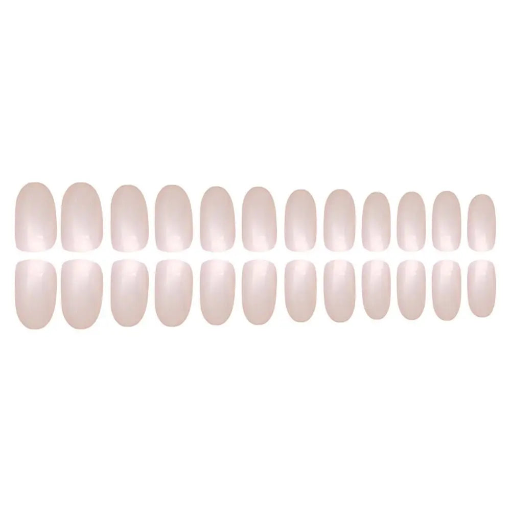Almond Long False Nails French White Edge Tips 24/30pc DIY False Nail Tips QXL