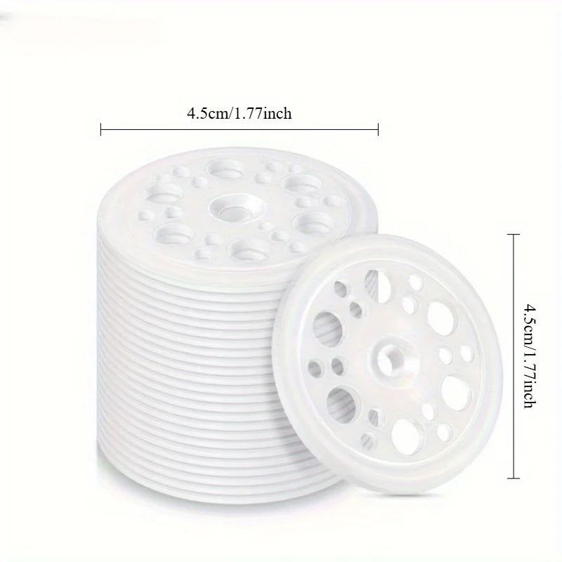 20-Pack Polypropylene Load Diffusion Washers for Foam Board Insulation Washers QXL