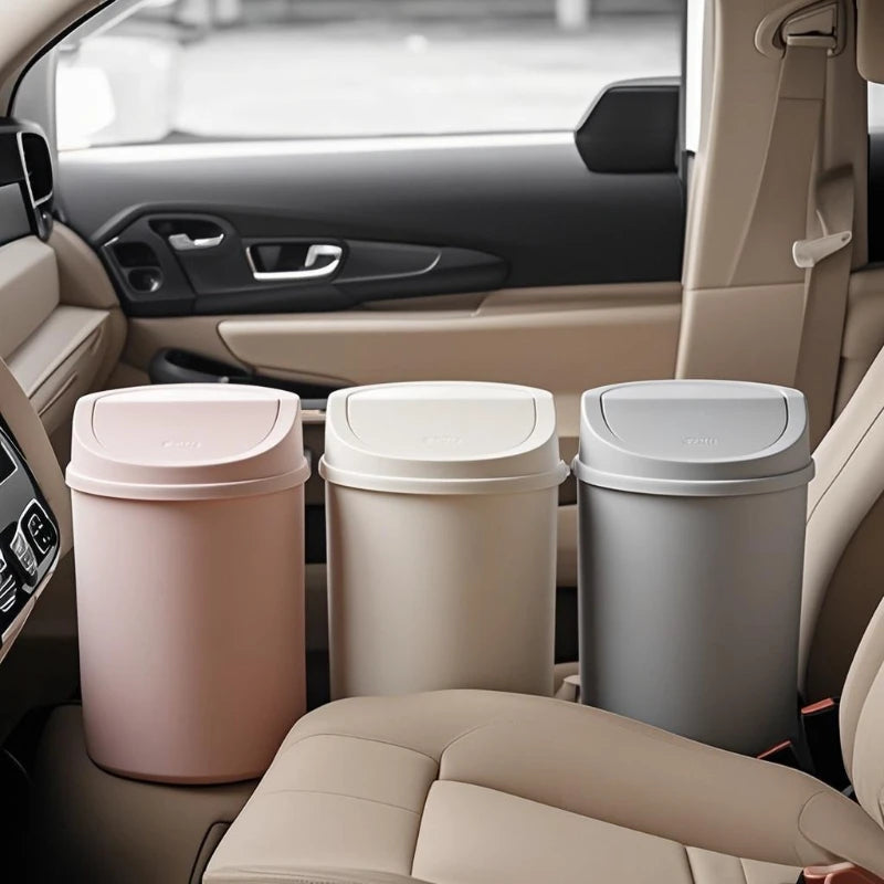 Mini Trash Can with Rolling Lid | Desk & Bedroom Waste Bin Mini Trash Can QXL