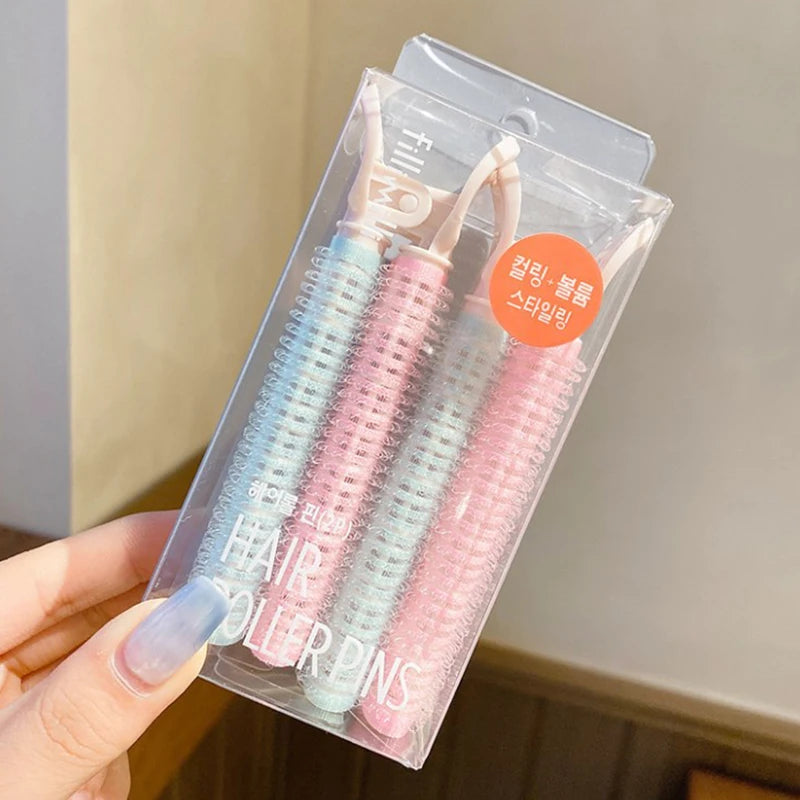 Candy Color Self-Grip Hair Rollers | No-Heat Curlers Set Hair Rollers QXL