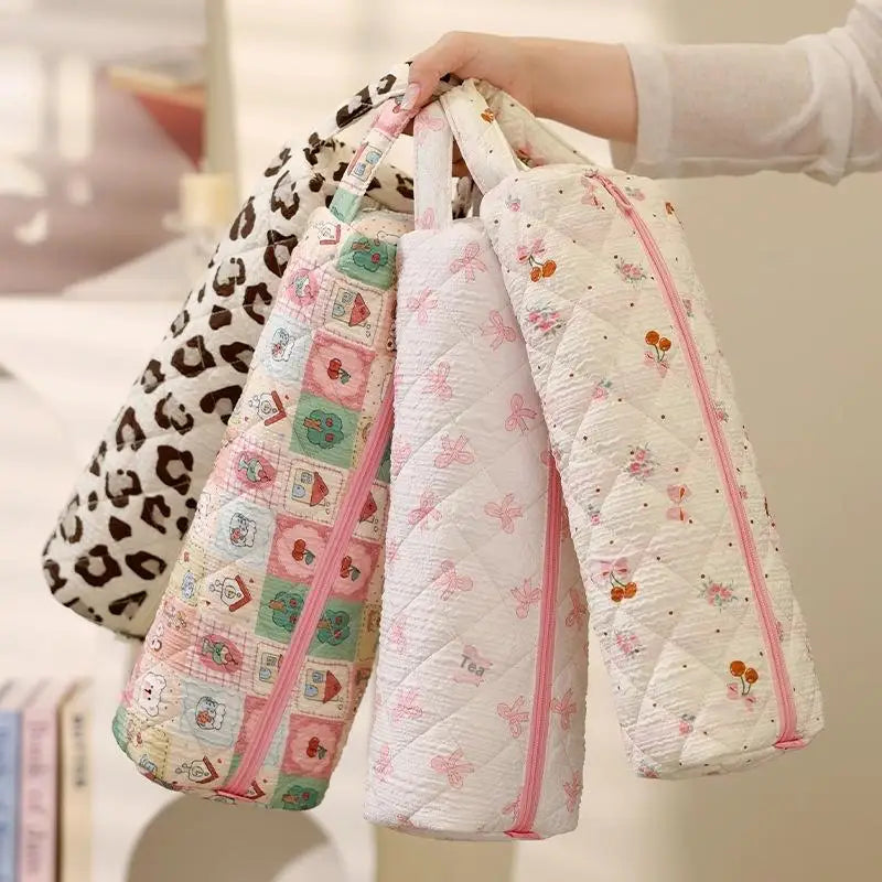 Hair Dryer Organizer Bag | Suede Storage Bag for Styling Tools Hair Tool Storage Bag QXL
