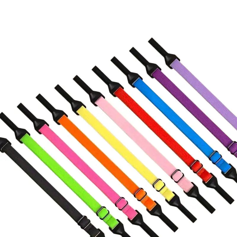 Adjustable Eyeglass Straps | Colorful Microfiber 2 or 6 Pack Eyeglass Straps QXL