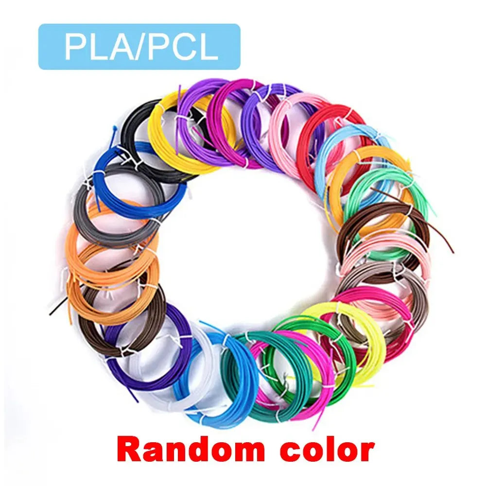 PLA PCL 3D Pen Filament 1.75mm | 9M to 100M Colored Refills 3D Pen Filament QXL