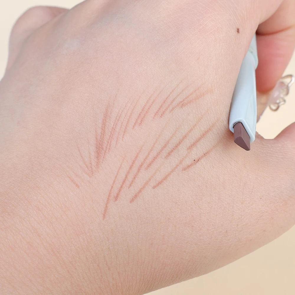Double-Ended Triangle Eyebrow Pencil – Waterproof & Precise Eyebrow Pencil QXL