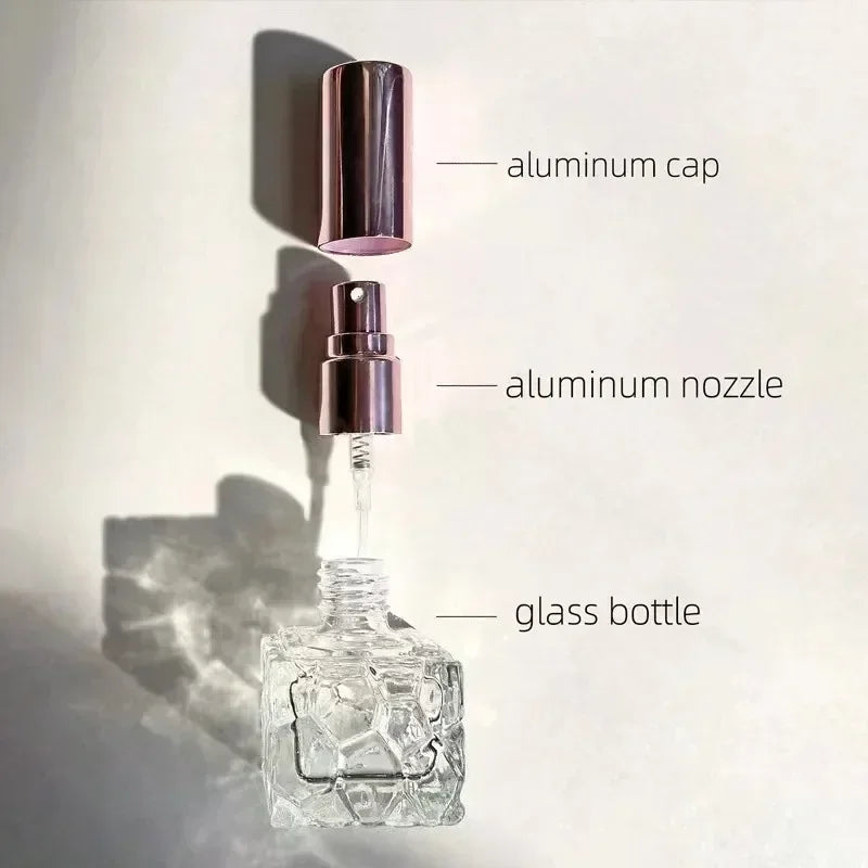 10ml Refillable Glass Perfume Spray Bottle | Fine Mist Atomizer Perfume Spray Bottle QXL