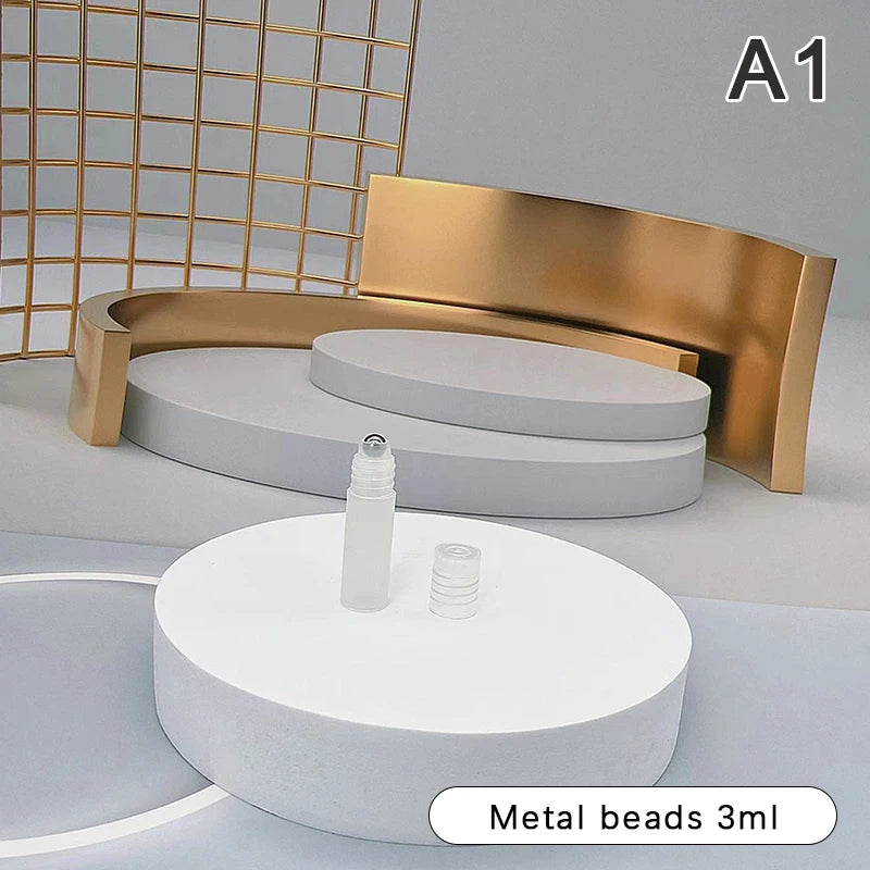Refillable Roll-On Bottles 3/5/10ml | Perfume & Essential Oil Roller Ball Bottle QXL Metal beads 3ml