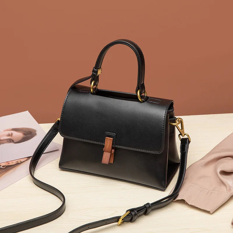 Luxury Leather Diaper Bag | Crossbody Tote for Women Luxury Diaper Bag QXL heise xiaohao