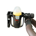 2-in-1 Baby Stroller Cup & Phone Holder | Black Stroller Accessory QXL B72 Black