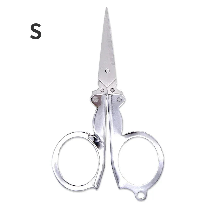 VVOCCI Mini Folding Pocket Scissors | Travel Craft Scissors Folding Pocket Scissors QXL M122 S-1Pcs
