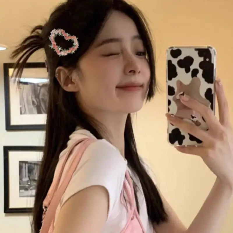 Decorative Hair Clips | Heart Star Flower Geometric Designs Decorative Hair Clip QXL