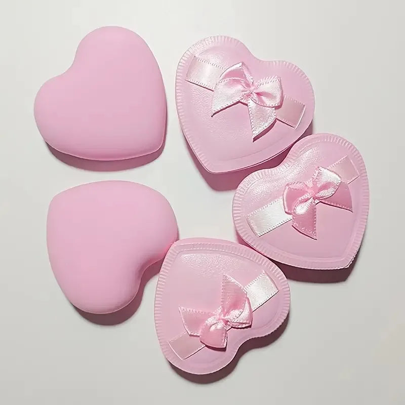 Heart Bow Air Cushion Powder Puff | Dry & Wet Makeup Sponge Makeup Powder Puff QXL