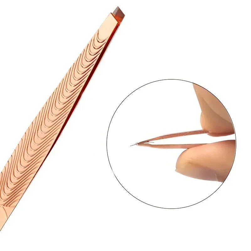Professional Eyebrow & Eyelash Tweezers | Men & Women Eyebrow Tweezer QXL
