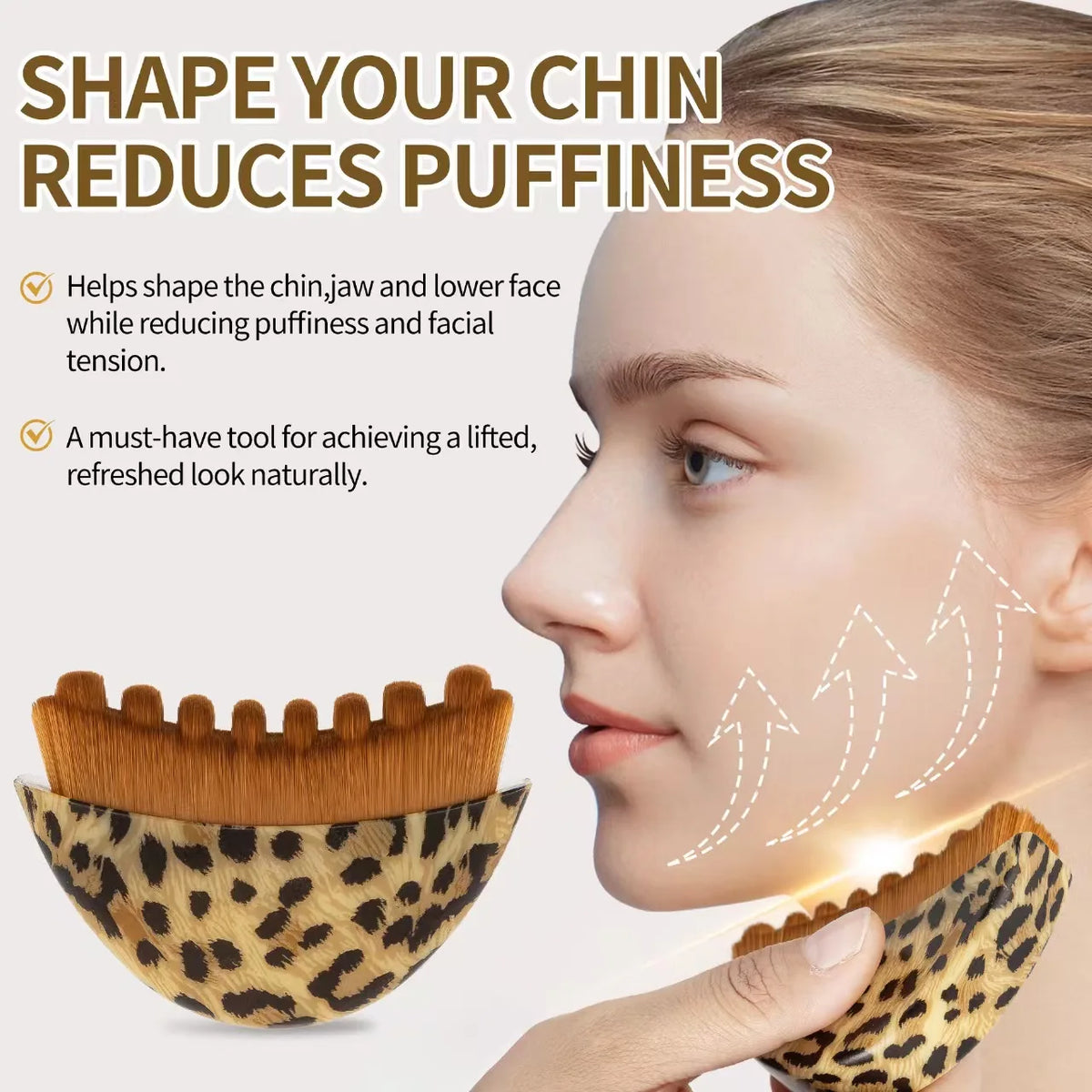 Facial Contour Massage Brush with Storage Box | Face Tool Facial Massage Brush QXL