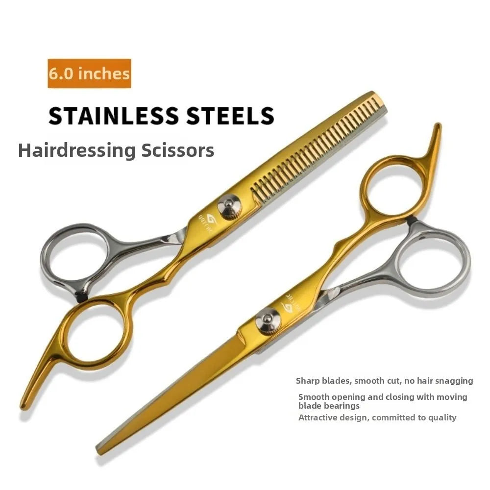 Professional 7" Hair Cutting Scissors | Stainless Steel Salon Hair Cutting Scissors QXL