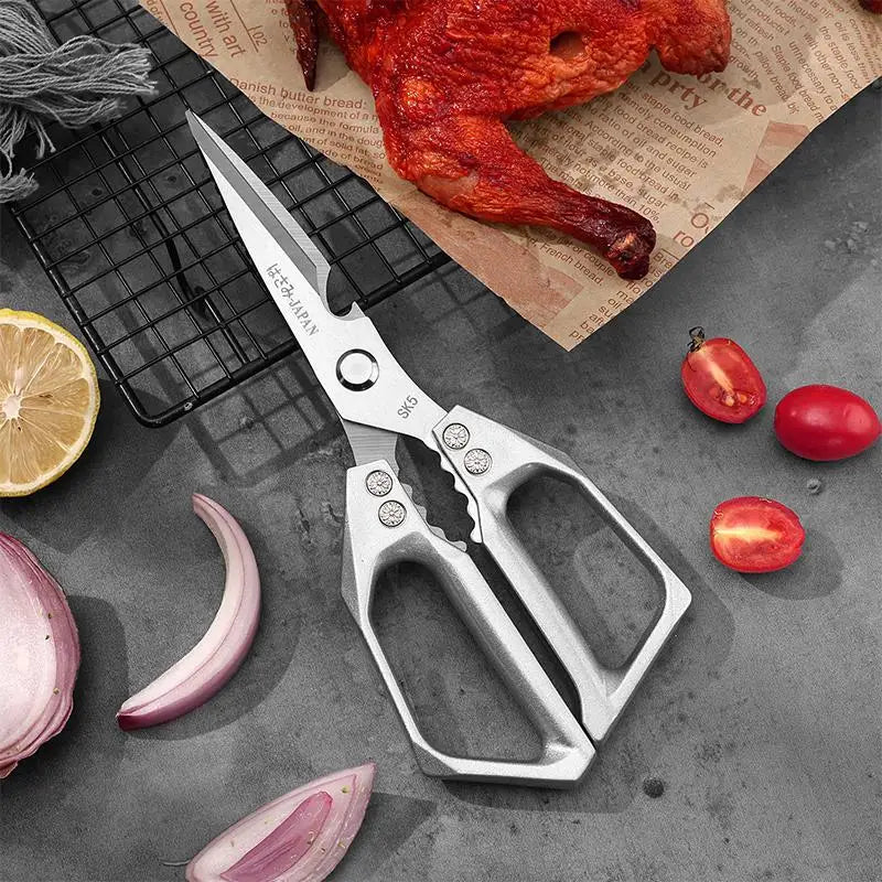 Heavy-Duty Stainless Steel Kitchen Scissors | Poultry Shears Kitchen Scissors QXL