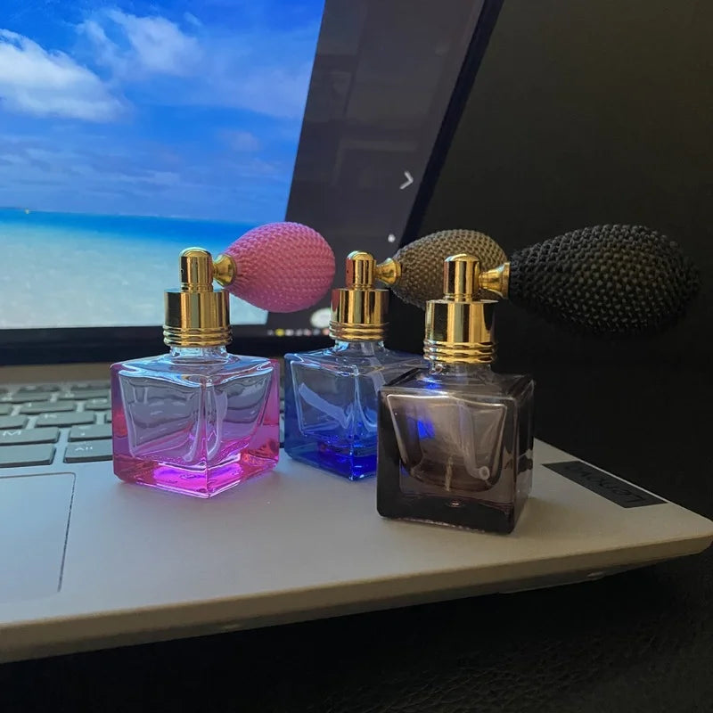 Balloon Glass Perfume Spray Bottle 8ml 10ml | Refillable Perfume Atomizer Bottle QXL