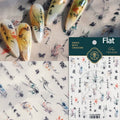 5D Bamboo Leaf Nail Art Stickers | Chinese Retro Manicure Decals