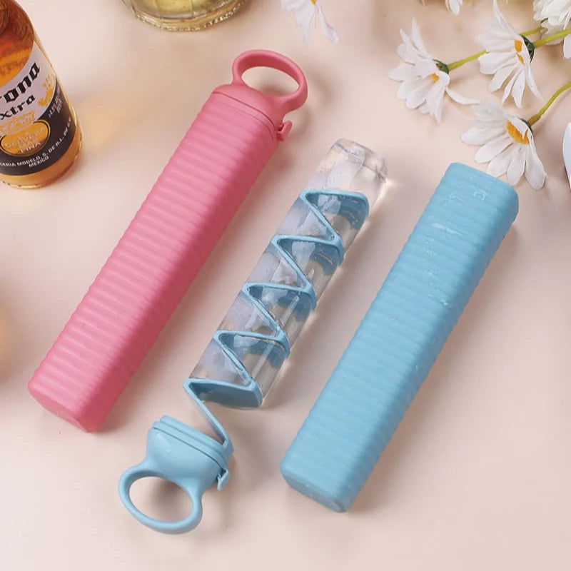 Reusable Silicone Ice Cube Tray | Multi-Grid Fast Freeze Mold Ice Cube Tray QXL