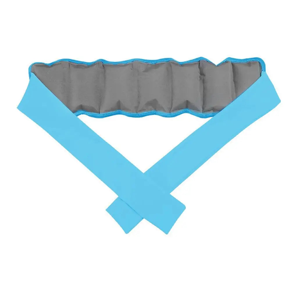 Reusable Cooling Ice Neck Wrap Scarf for Outdoor Activities Cooling Neck Wrap QXL A Green