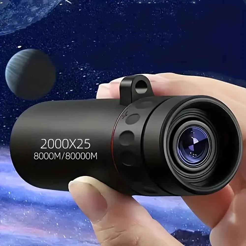 2000x25 HD Monocular Telescope | Portable Birdwatching & Camping Monocular Telescope QXL
