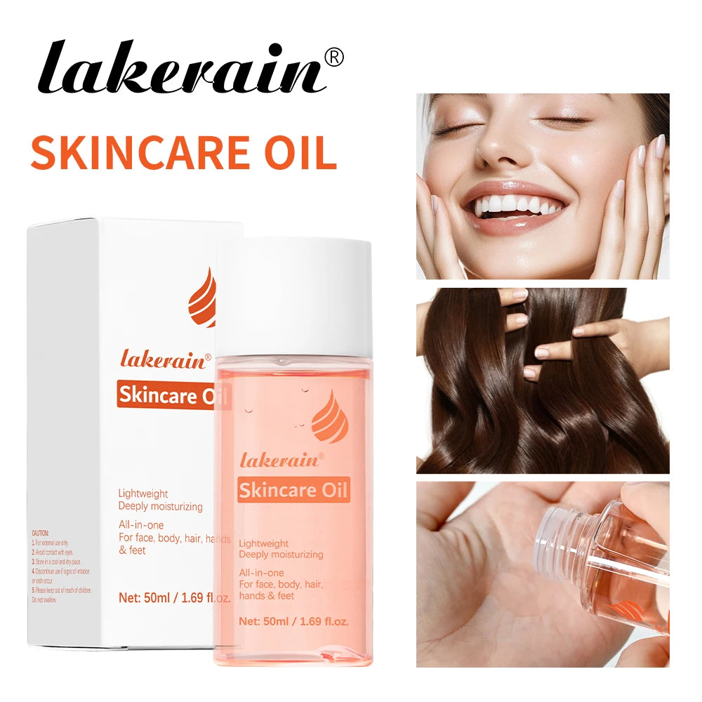 Lakerain Bio Skincare Oil – Vitamin A & E Face, Body & Hair Moisturizing Body Oil QXL