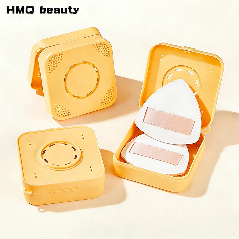 Triangle Makeup Sponge Set – Foundation Blender & Puff with Box Makeup Sponge Set QXL
