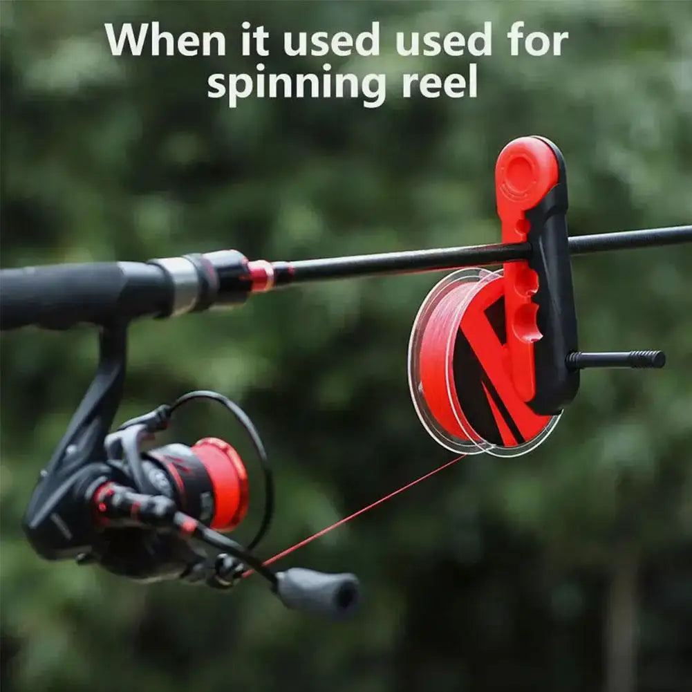 Portable Fishing Line Winder Spool & Rod Holder Tool Fishing Line Winder QXL