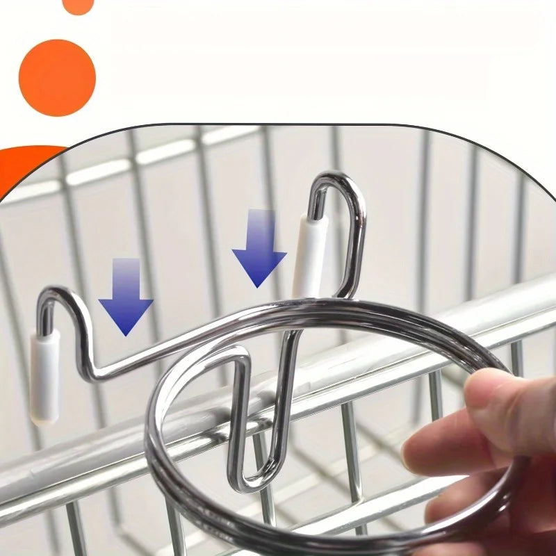 2-Pack Shopping Cart Cup Holder | Portable Clip-On Drink Holder Cart Cup Holder QXL