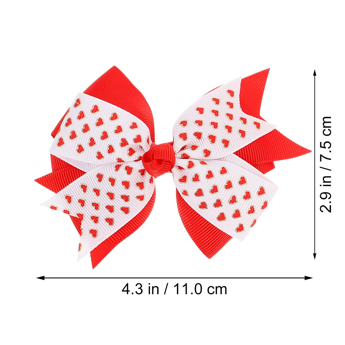 3-Pack Bow Hair Clips | Lightweight Fashion Barrettes Bow Hair Clips QXL