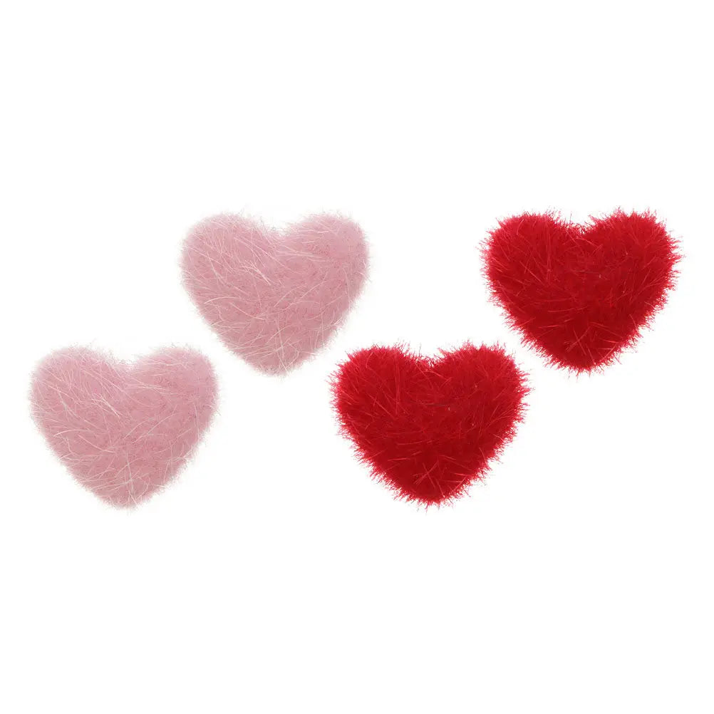 4-Pack Magnetic Fuzzy Ball Nail Art Charms | DIY Manicure Decor Nail Art Charms QXL