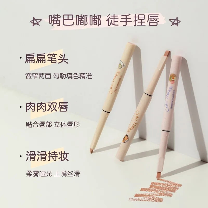 FLORTTE Matte Lip Liner Pencil – Long-Lasting Mechanical Lip Liner Pencil QXL