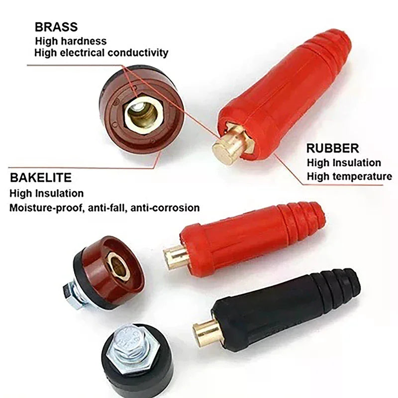 DKJ10-25 European Welding Cable Connector Male Female Plug Welding Cable Connector QXL