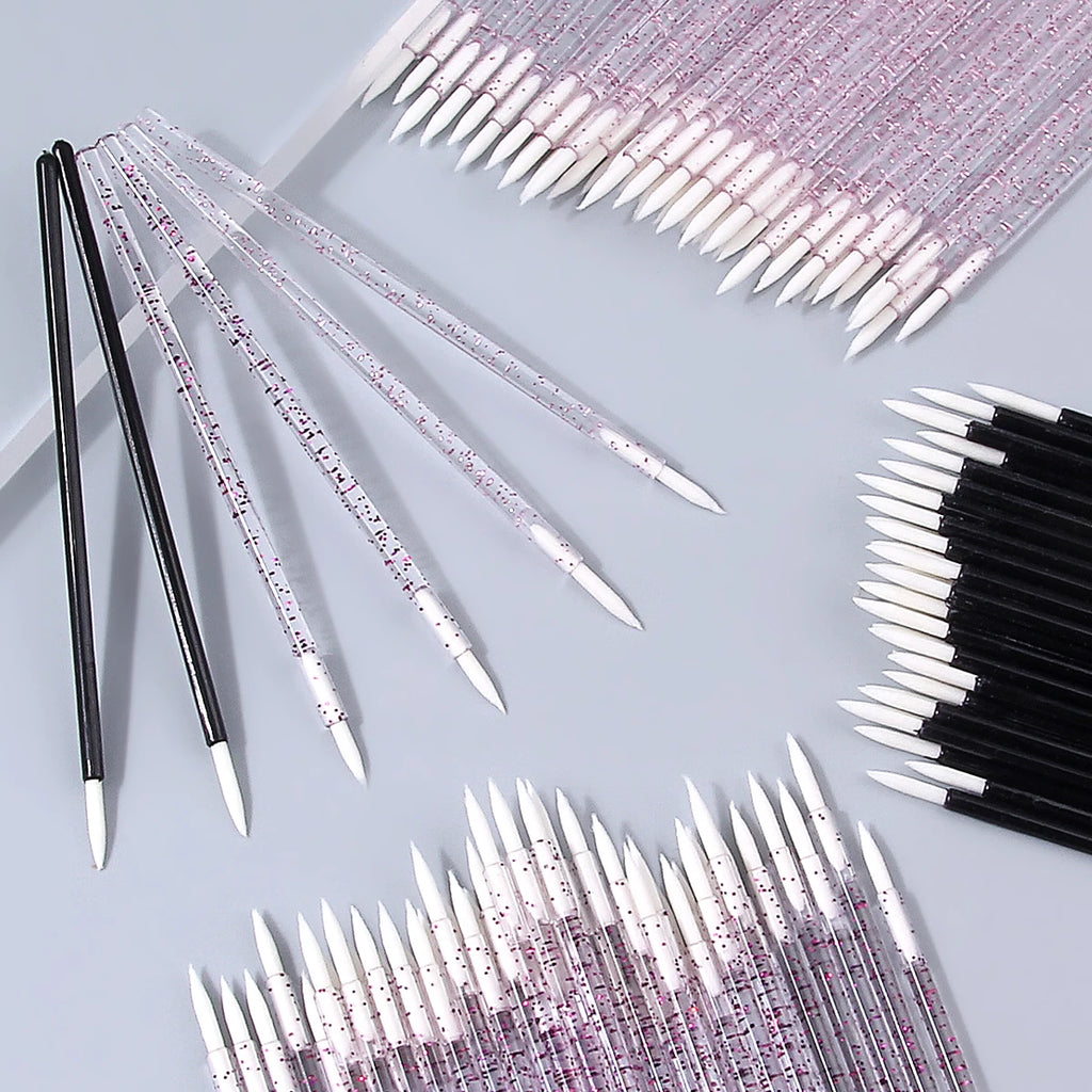 150/50-Pack Disposable Eyeliner Brushes | Fine Tip Liner Set Disposable Eyeliner Brushes QXL