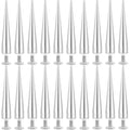 40mm Silver Cone Spike Studs | 30-Set Punk Screwback Rivets Punk Spike Studs QXL AECH04-12485