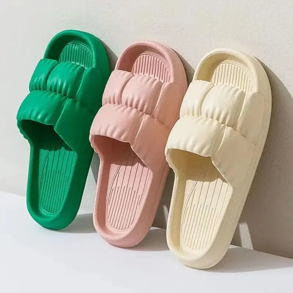 Soft EVA Non-Slip Slippers | Unisex Home & Bath Sandals EVA Home Slippers QXL