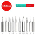 Pure Copper 900M-T Soldering Iron Tips Set – 5 or 10 Pcs Soldering Iron Tips QXL 10PCS