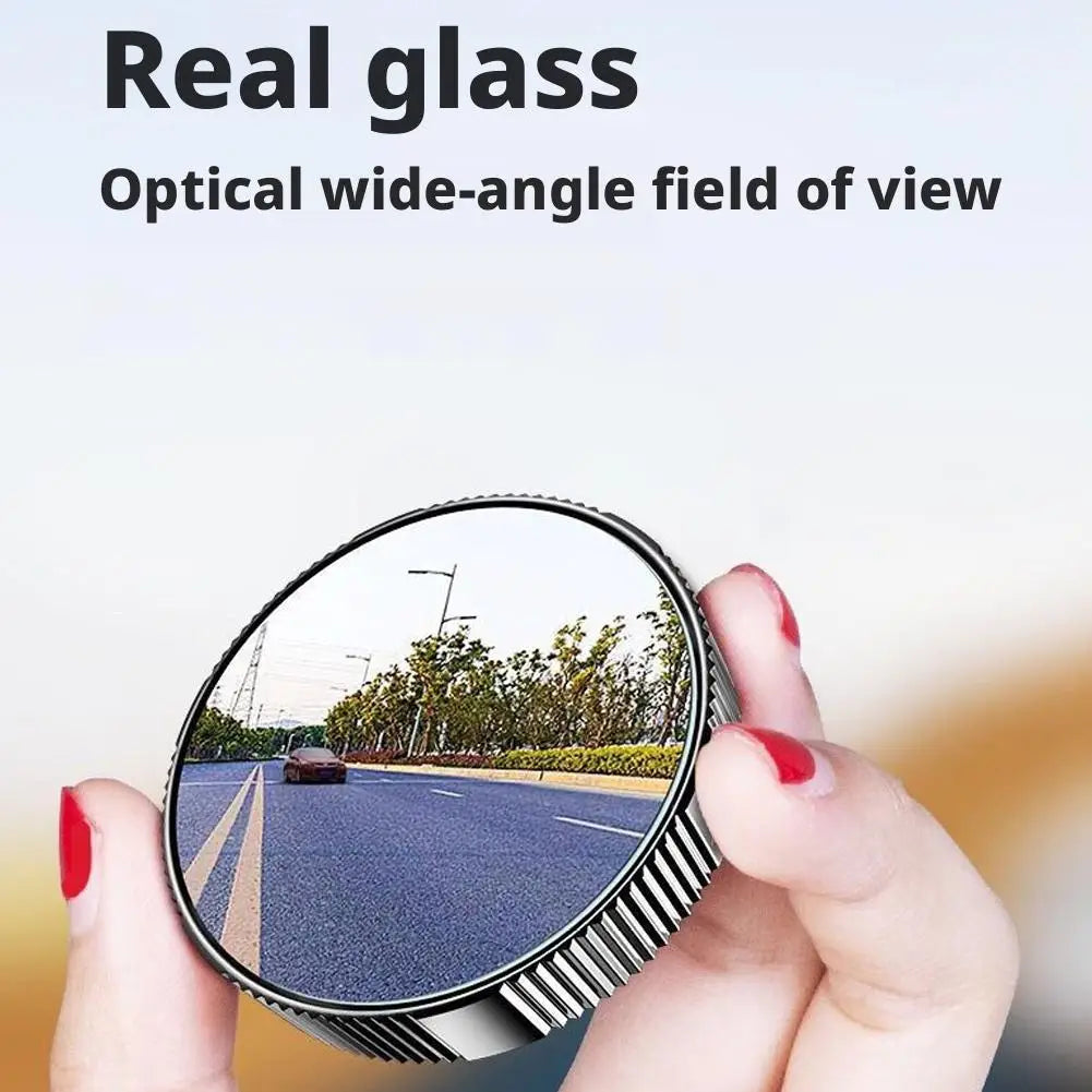 360° Wide-Angle Blind Spot Rearview Mirror 2-Pack | HD Clip-On Blind Spot Mirror QXL